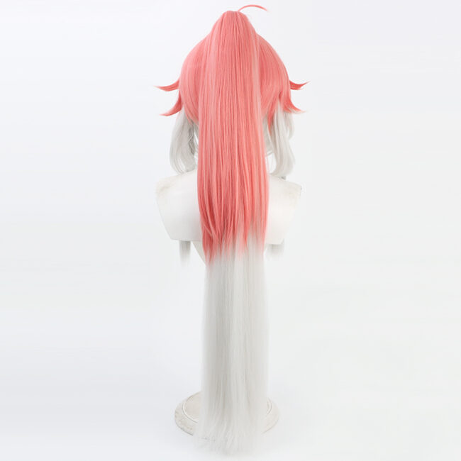 Cosplay Wig WutheringWaves Changli Character Wig Halloween props Suitable for role-playing Heat Resistant Stylable Multiple Bright Colors Gift for Comic Exhibition Enthusiasts Holiday - Image 2
