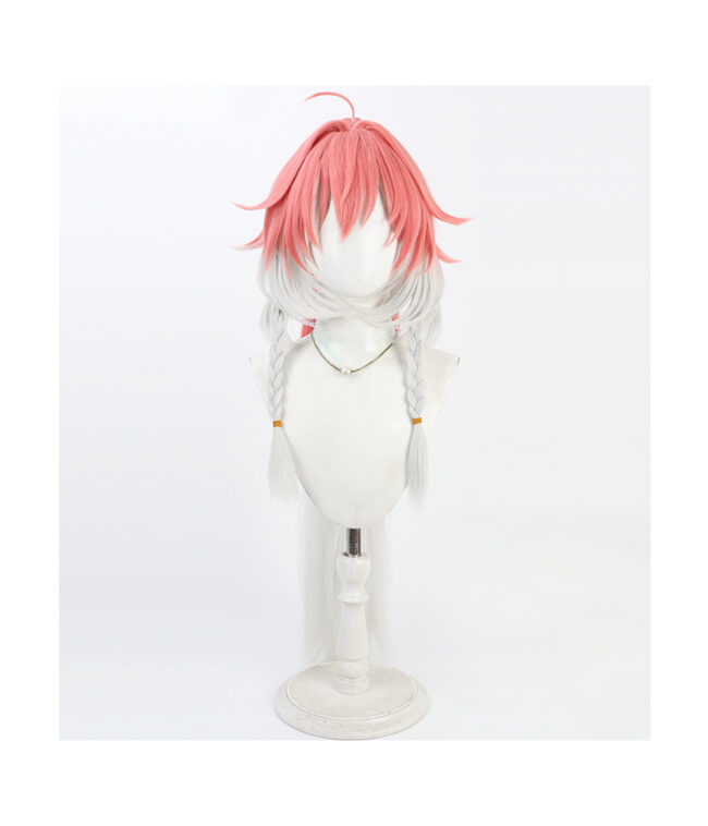 Cosplay Wig WutheringWaves Changli Character Wig Halloween props Suitable for role-playing Heat Resistant Stylable Multiple Bright Colors Gift for Comic Exhibition Enthusiasts Holiday - Image 3