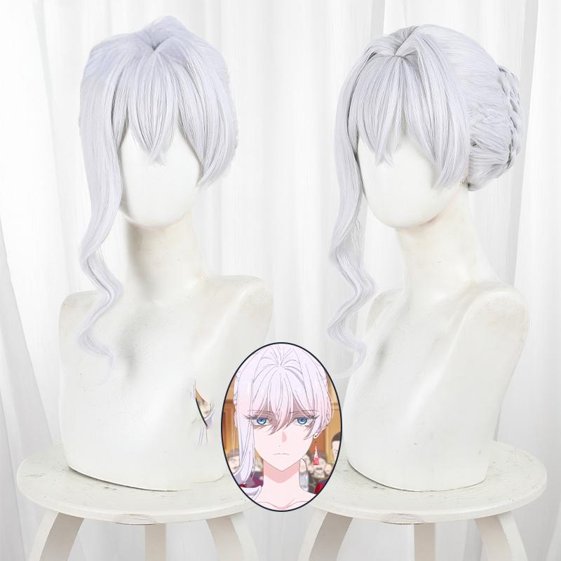 May I Ask for One Final Thing? Scarlet El Vandimion Cosplay Wig Character Wig Halloween props Suitable for role-playing Heat Resistant Stylable Multiple Bright Colors Gift for Comic Exhibition Enthusiasts Holiday