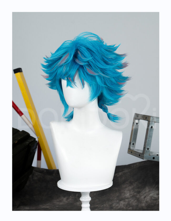 Cosplay Wig Compatible with LoL 伊莎 Character Wig Suitable for role-playing Heat Resistant Stylable Multiple Bright Colors Gift for Comic Exhibition Enthusiasts Holiday - Image 4