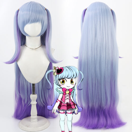 Cosplay Wig Compatible with Lobotomy Corporation magical girl Character Wig Suitable for role-playing Heat Resistant Stylable Multiple Bright Colors Gift for Comic Exhibition Enthusiasts Holiday