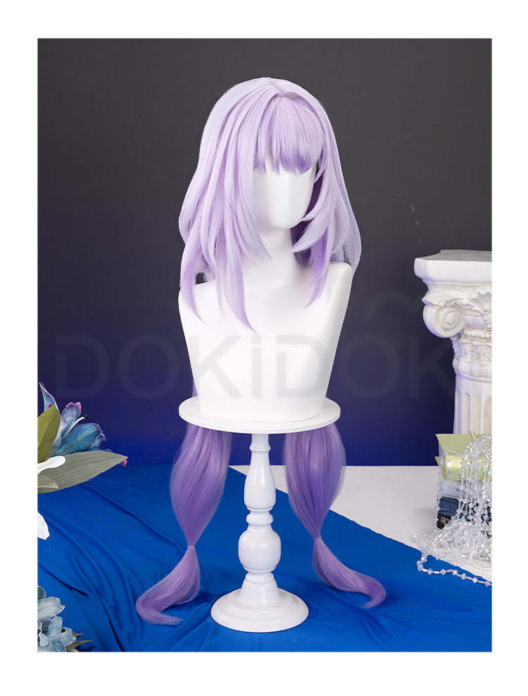 Honkai: Star Rail Cadtorice Cosplay Wig Character Wig Halloween props Suitable for role-playing Heat Resistant Stylable Multiple Bright Colors Gift for Comic Exhibition Enthusiasts Holiday - Image 4