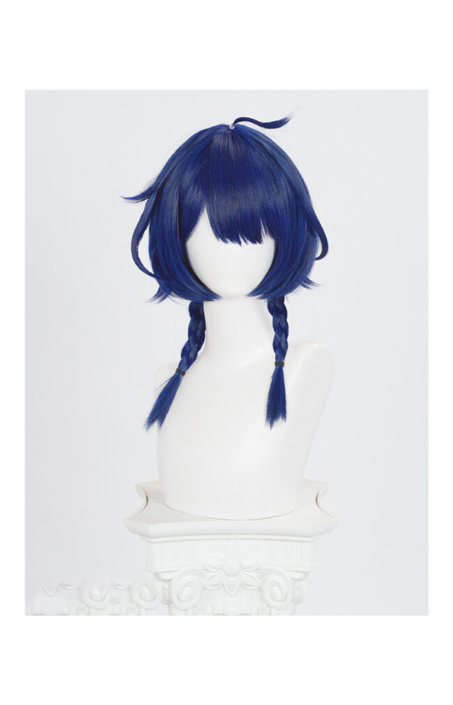 Genshin impact Xiangling Cosplay Wig Character Wig Halloween props Suitable for role-playing Heat Resistant Stylable Multiple Bright Colors Gift for Comic Exhibition Enthusiasts Holiday - Image 3