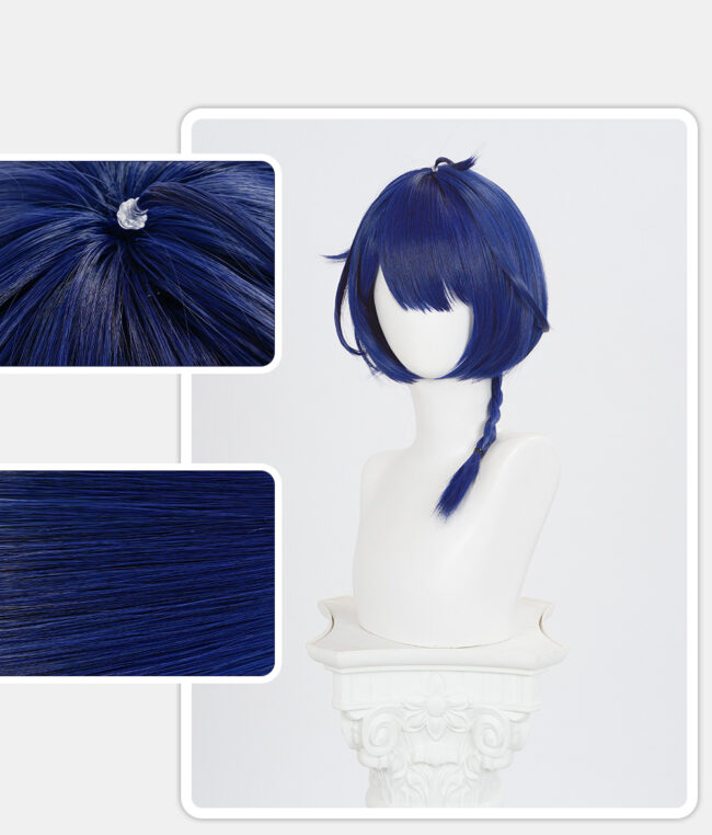 Genshin impact Xiangling Cosplay Wig Character Wig Halloween props Suitable for role-playing Heat Resistant Stylable Multiple Bright Colors Gift for Comic Exhibition Enthusiasts Holiday - Image 4