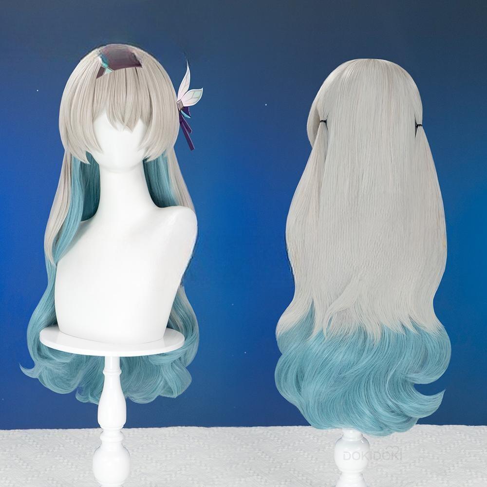 Cosplay Wig Honkai: Star Rail Firefly Character Wig Halloween props Suitable for role-playing Heat Resistant Stylable Multiple Bright Colors Gift for Comic Exhibition Enthusiasts Holiday - Image 3