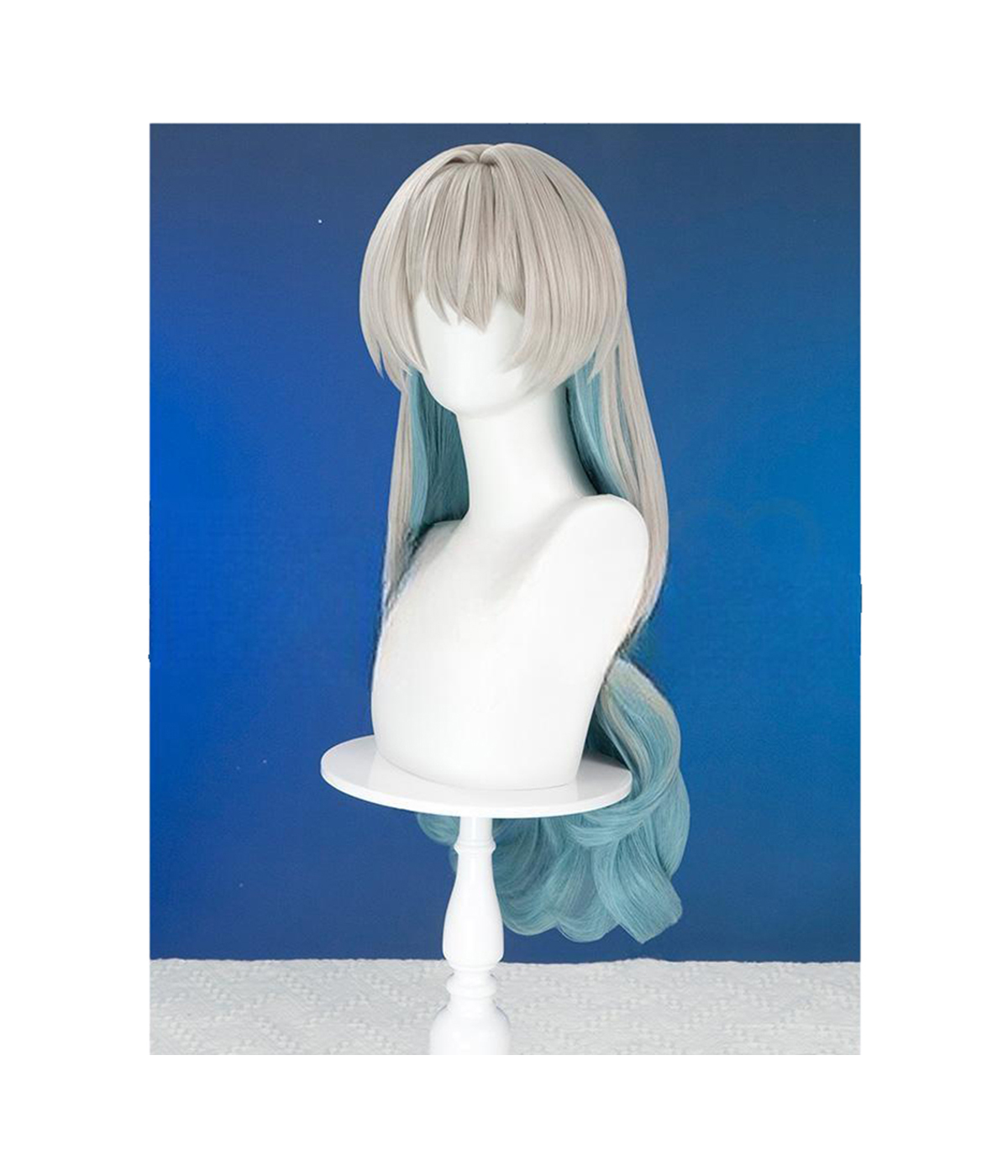Cosplay Wig Honkai: Star Rail Firefly Character Wig Halloween props Suitable for role-playing Heat Resistant Stylable Multiple Bright Colors Gift for Comic Exhibition Enthusiasts Holiday - Image 2