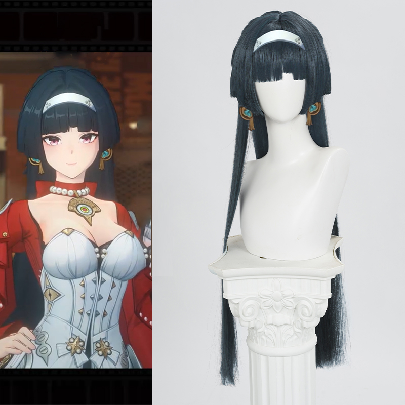 Zenless Zone Zero Astra Yao Cosplay Wig Character Wig Halloween props Suitable for role-playing Heat Resistant Stylable Multiple Bright Colors Gift for Comic Exhibition Enthusiasts Holiday
