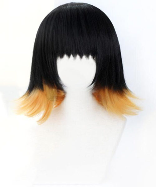 Cosplay Wig Compatible with Kimetsu no Yaiba Susamaru Character Wig Suitable for role-playing Heat Resistant Stylable Multiple Bright Colors Gift for Comic Exhibition Enthusiasts Holiday