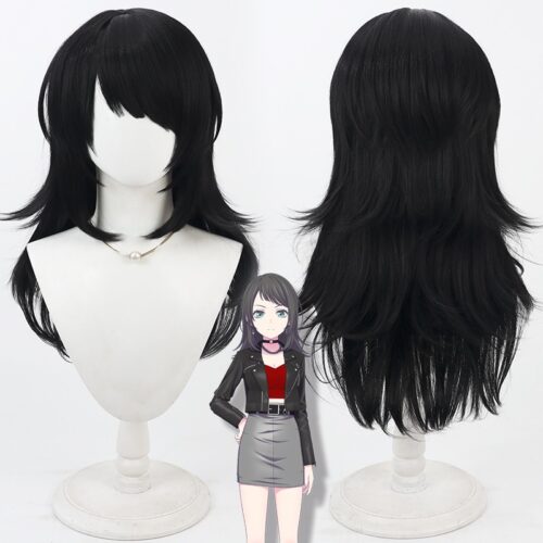 Cosplay Wig BanG Dream Yahata Umiri Character Wig Halloween props Suitable for role-playing Heat Resistant Stylable Multiple Bright Colors Gift for Comic Exhibition Enthusiasts Holiday