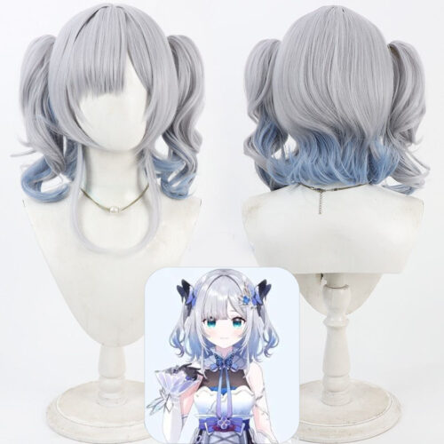 Cosplay Wig VTuber kaga sumire Character Wig Halloween props Suitable for role-playing Heat Resistant Stylable Multiple Bright Colors Gift for Comic Exhibition Enthusiasts Holiday