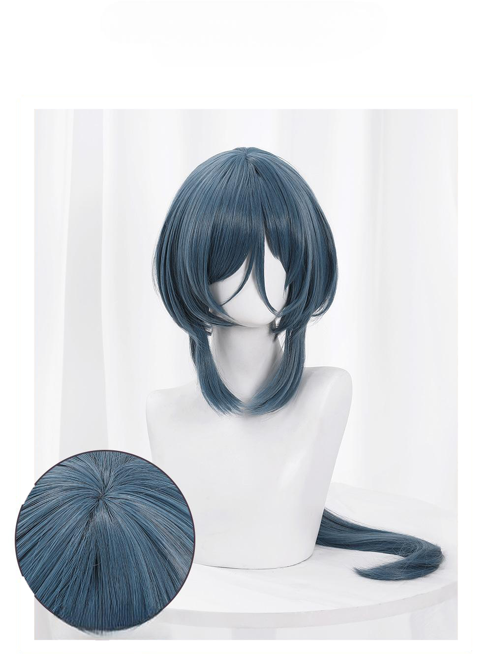 Cosplay Wig Honkai: Star Rail Natasha Character Wig Halloween props Suitable for role-playing Heat Resistant Stylable Multiple Bright Colors Gift for Comic Exhibition Enthusiasts Holiday - Image 3