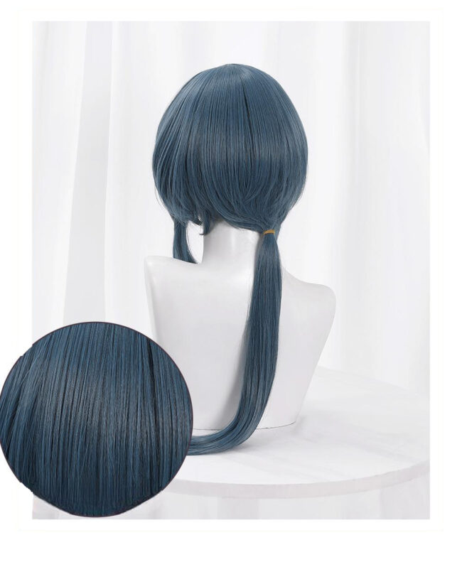 Cosplay Wig Honkai: Star Rail Natasha Character Wig Halloween props Suitable for role-playing Heat Resistant Stylable Multiple Bright Colors Gift for Comic Exhibition Enthusiasts Holiday - Image 4