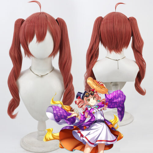 Cosplay Wig Touhou Project,Project Shrine Maiden Yorigami Jyoon Character Wig Halloween props Suitable for role-playing Heat Resistant Stylable Multiple Bright Colors Gift for Comic Exhibition Enthusiasts Holiday