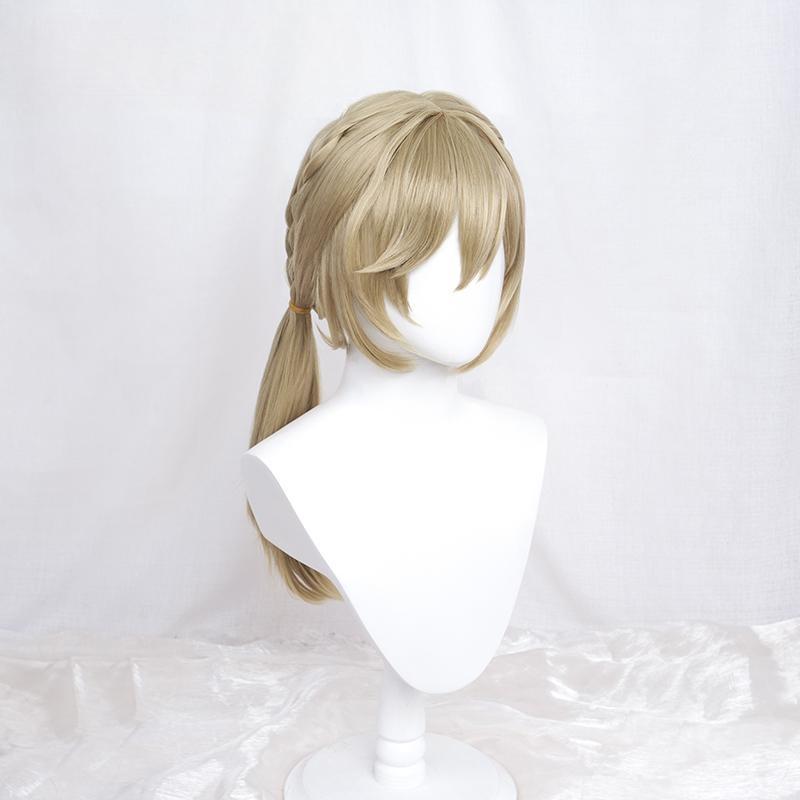 Cosplay Wig Honkai: Star Rail Qingque Character Wig Halloween props Suitable for role-playing Heat Resistant Stylable Multiple Bright Colors Gift for Comic Exhibition Enthusiasts Holiday - Image 4