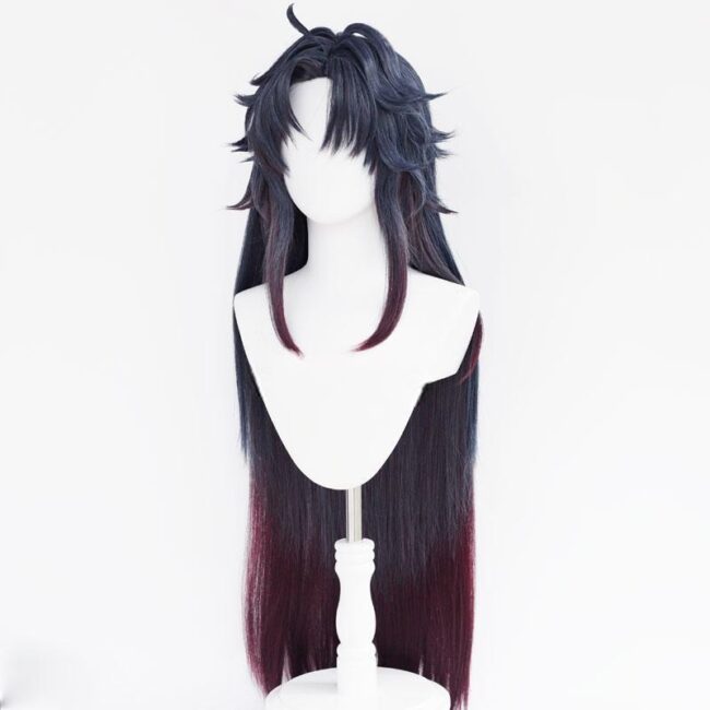 Cosplay Wig Honkai: Star Rail Blade Character Wig Halloween props Suitable for role-playing Heat Resistant Stylable Multiple Bright Colors Gift for Comic Exhibition Enthusiasts Holiday - Image 3