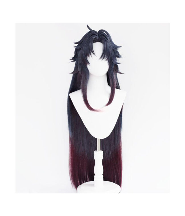 Cosplay Wig Honkai: Star Rail Blade Character Wig Halloween props Suitable for role-playing Heat Resistant Stylable Multiple Bright Colors Gift for Comic Exhibition Enthusiasts Holiday