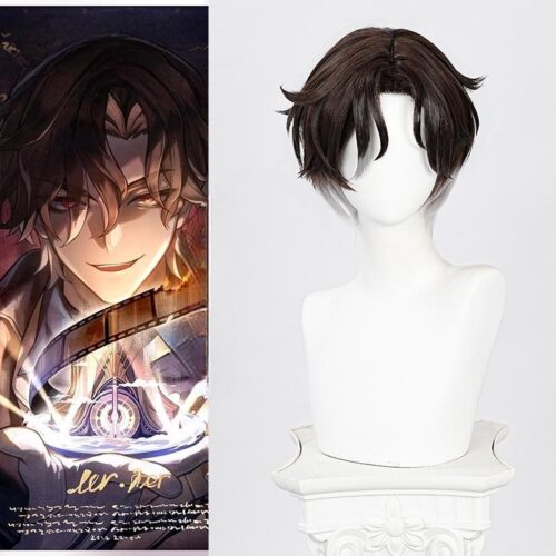 Cosplay Wig Honkai: Star Rail Reca Character Wig Halloween props Suitable for role-playing Heat Resistant Stylable Multiple Bright Colors Gift for Comic Exhibition Enthusiasts Holiday