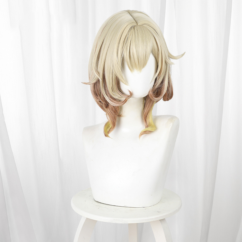 Honkai: Star Rail Aglaea Cosplay Wig Character Wig Halloween props Suitable for role-playing Heat Resistant Stylable Multiple Bright Colors Gift for Comic Exhibition Enthusiasts Holiday - Image 2