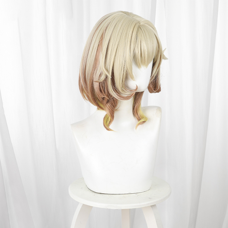 Honkai: Star Rail Aglaea Cosplay Wig Character Wig Halloween props Suitable for role-playing Heat Resistant Stylable Multiple Bright Colors Gift for Comic Exhibition Enthusiasts Holiday - Image 3
