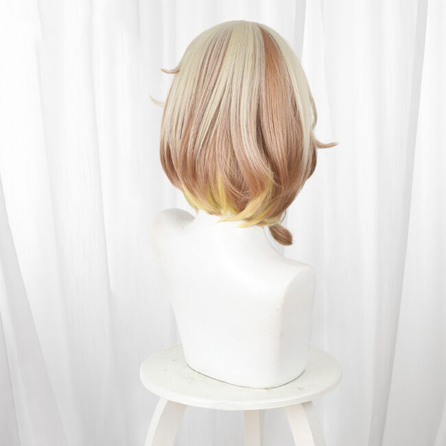 Honkai: Star Rail Aglaea Cosplay Wig Character Wig Halloween props Suitable for role-playing Heat Resistant Stylable Multiple Bright Colors Gift for Comic Exhibition Enthusiasts Holiday - Image 4
