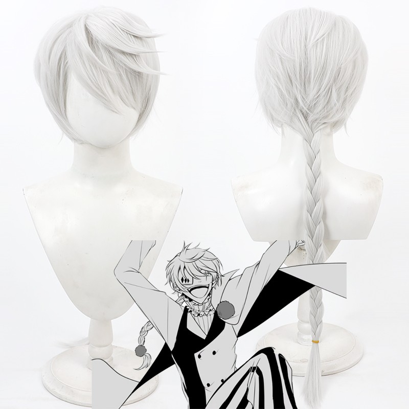 Cosplay Wig Bungo Stray Dogs Gogol Character Wig Halloween props Suitable for role-playing Heat Resistant Stylable Multiple Bright Colors Gift for Comic Exhibition Enthusiasts Holiday