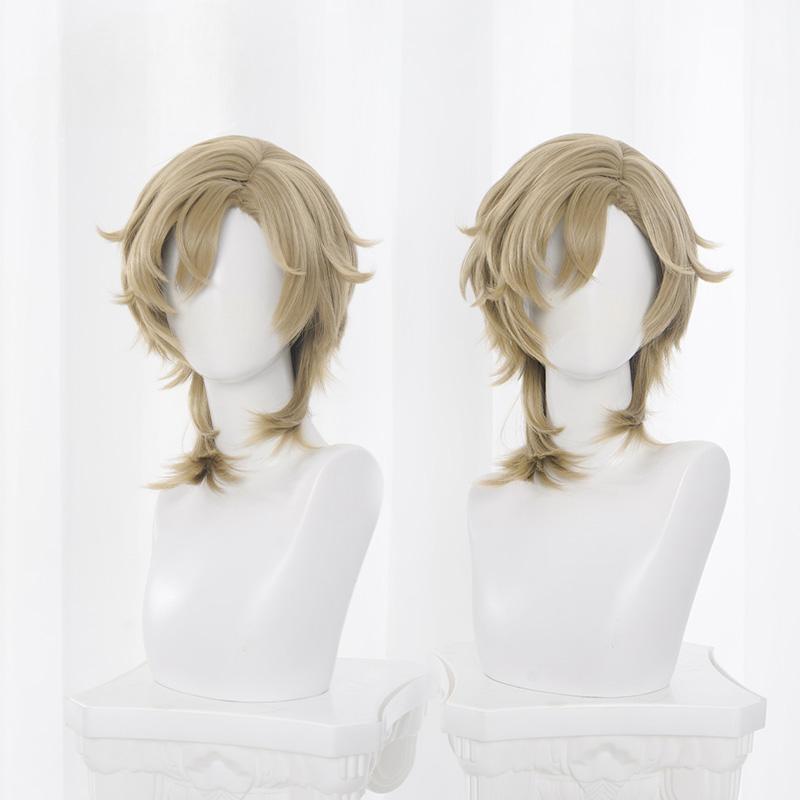 Cosplay Wig Honkai: Star Rail Aventurine Character Wig Halloween props Suitable for role-playing Heat Resistant Stylable Multiple Bright Colors Gift for Comic Exhibition Enthusiasts Holiday - Image 4