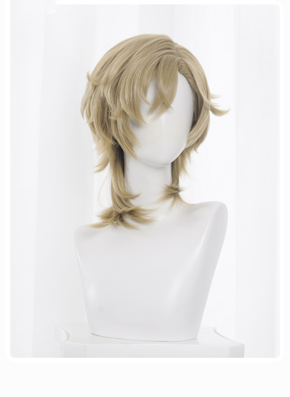 Cosplay Wig Honkai: Star Rail Aventurine Character Wig Halloween props Suitable for role-playing Heat Resistant Stylable Multiple Bright Colors Gift for Comic Exhibition Enthusiasts Holiday - Image 6