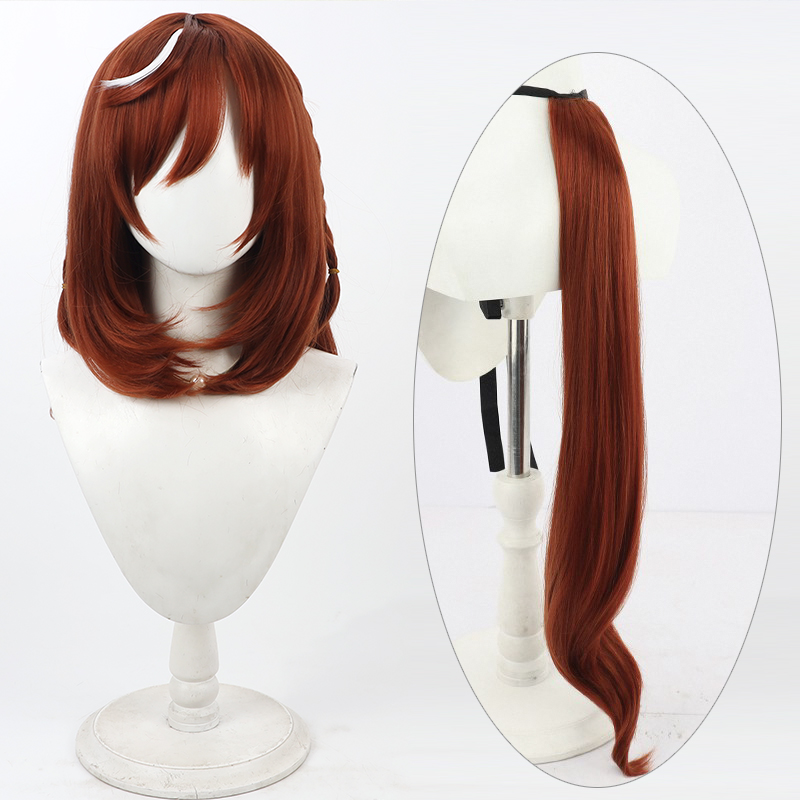 Cosplay Wig Pretty Derby Buena Vista Character Wig Halloween props Suitable for role-playing Heat Resistant Stylable Multiple Bright Colors Gift for Comic Exhibition Enthusiasts Holiday