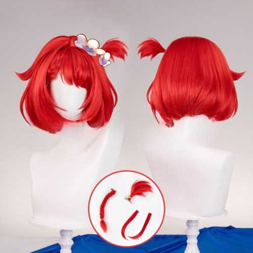 Cosplay Wig Honkai: Star Rail Trinnon Character Wig Halloween props Suitable for role-playing Heat Resistant Stylable Multiple Bright Colors Gift for Comic Exhibition Enthusiasts Holiday