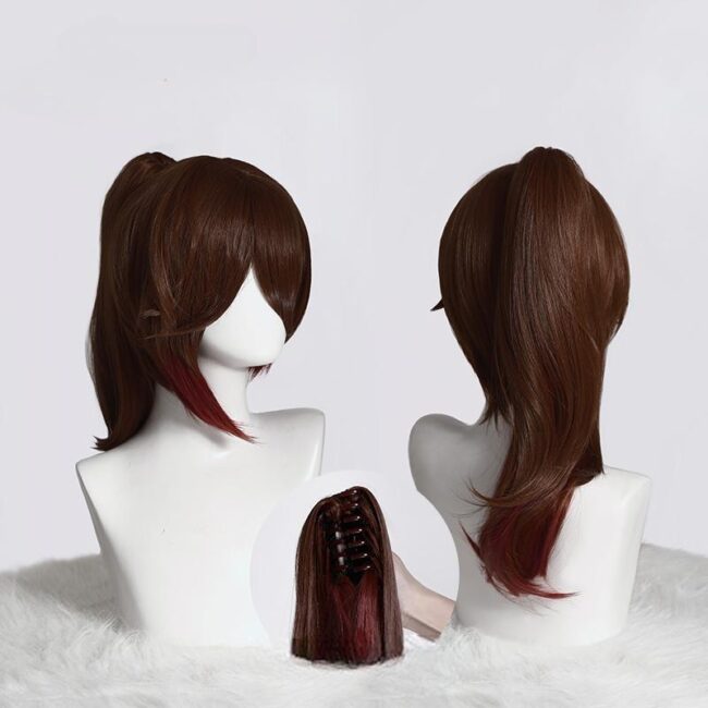 Cosplay Wig Honkai: Star Rail Tingyun Character Wig Halloween props Suitable for role-playing Heat Resistant Stylable Multiple Bright Colors Gift for Comic Exhibition Enthusiasts Holiday - Image 5