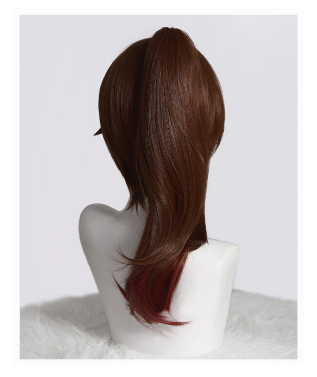 Cosplay Wig Honkai: Star Rail Tingyun Character Wig Halloween props Suitable for role-playing Heat Resistant Stylable Multiple Bright Colors Gift for Comic Exhibition Enthusiasts Holiday - Image 2
