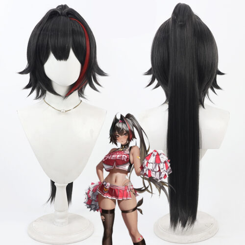 Cosplay Wig Compatible with GODDESS OF VICTORY: NIKKE Bei Character Wig Suitable for role-playing Heat Resistant Stylable Multiple Bright Colors Gift for Comic Exhibition Enthusiasts Holiday