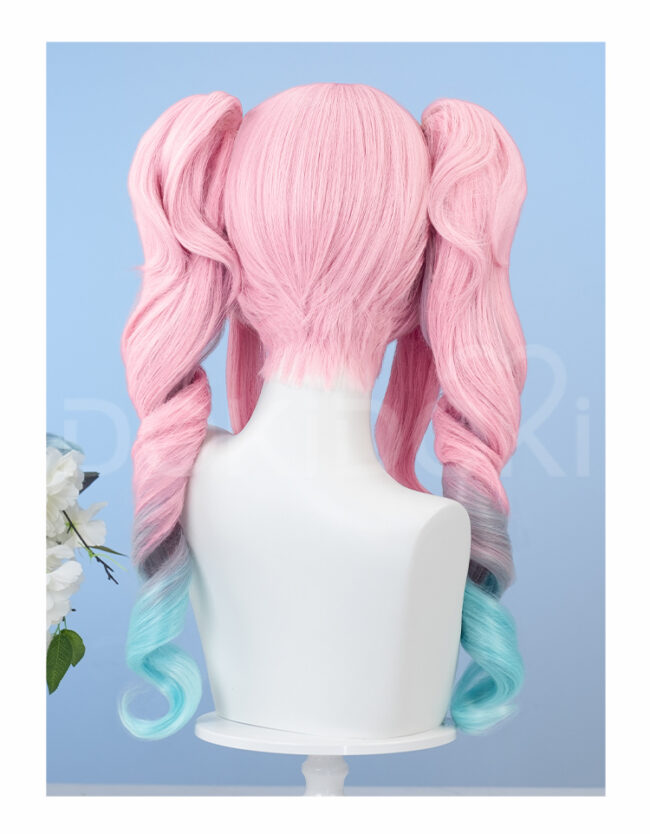 Cosplay Wig Compatible with Honkai: Star Rail 风堇 Character Wig Suitable for role-playing Heat Resistant Stylable Multiple Bright Colors Gift for Comic Exhibition Enthusiasts Holiday - Image 3