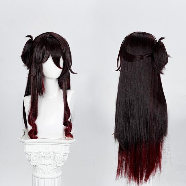 Cosplay Wig Honkai: Star Rail Tingyun Character Wig Halloween props Suitable for role-playing Heat Resistant Stylable Multiple Bright Colors Gift for Comic Exhibition Enthusiasts Holiday - Image 2