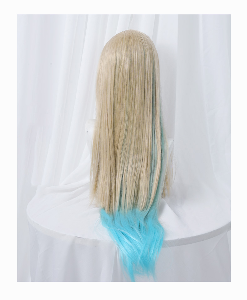 Cosplay Wig Honkai: Star Rail Serval Landau Character Wig Halloween props Suitable for role-playing Heat Resistant Stylable Multiple Bright Colors Gift for Comic Exhibition Enthusiasts Holiday - Image 4