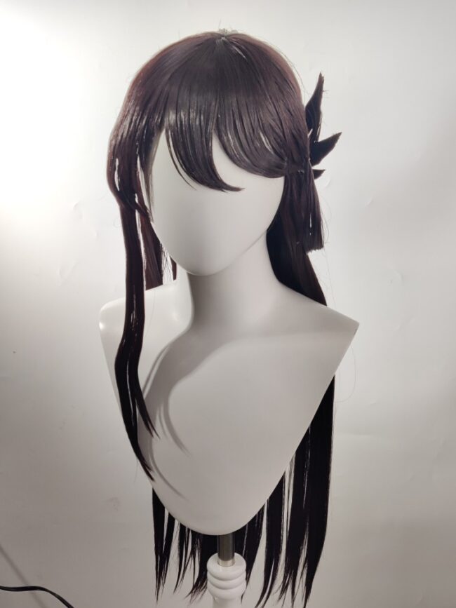 Cosplay Wig Compatible with Genshin impact Beidou Character Wig Suitable for role-playing Heat Resistant Stylable Multiple Bright Colors Gift for Comic Exhibition Enthusiasts Holiday - Image 5