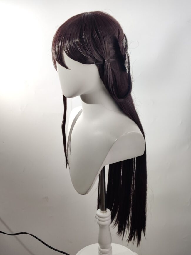 Cosplay Wig Compatible with Genshin impact Beidou Character Wig Suitable for role-playing Heat Resistant Stylable Multiple Bright Colors Gift for Comic Exhibition Enthusiasts Holiday - Image 2