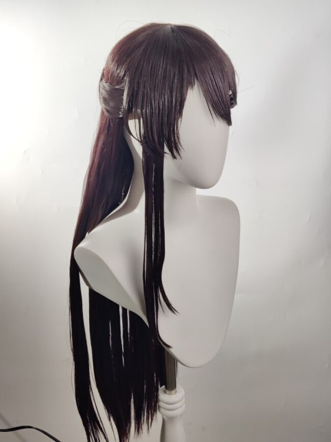 Cosplay Wig Compatible with Genshin impact Beidou Character Wig Suitable for role-playing Heat Resistant Stylable Multiple Bright Colors Gift for Comic Exhibition Enthusiasts Holiday - Image 3