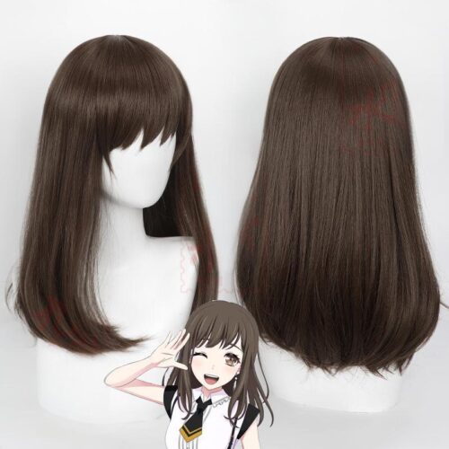 Cosplay Wig Compatible with BanG Dream Sumita Mana Character Wig Halloween props Suitable for role-playing Heat Resistant Stylable Multiple Bright Colors Gift for Comic Exhibition Enthusiasts Holiday