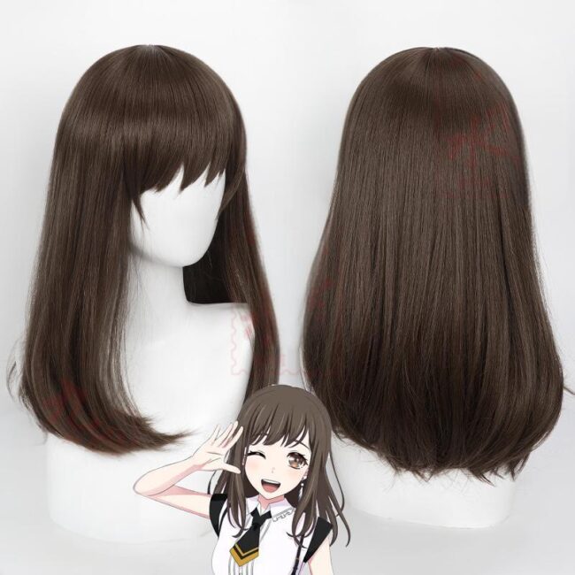 Cosplay Wig Compatible with BanG Dream Sumita Mana Character Wig Halloween props Suitable for role-playing Heat Resistant Stylable Multiple Bright Colors Gift for Comic Exhibition Enthusiasts Holiday