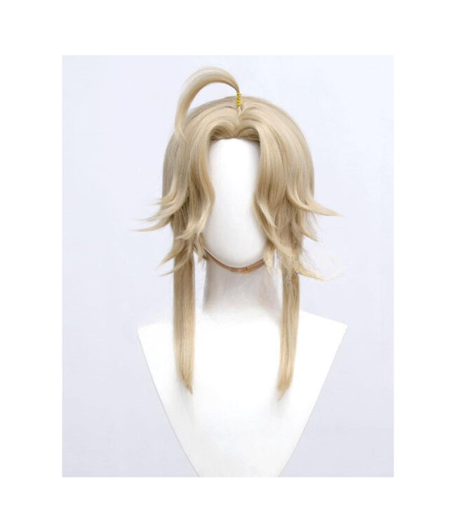 Cosplay Wig Honkai: Star Rail Yanqing Character Wig Halloween props Suitable for role-playing Heat Resistant Stylable Multiple Bright Colors Gift for Comic Exhibition Enthusiasts Holiday