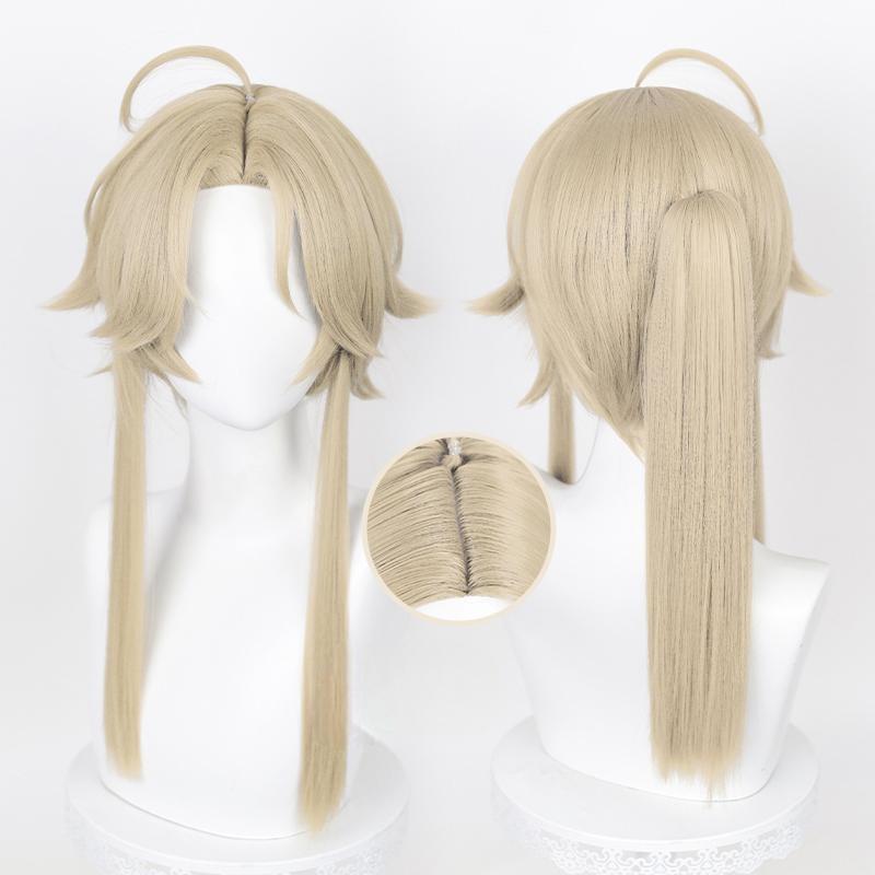 Cosplay Wig Honkai: Star Rail Yanqing Character Wig Halloween props Suitable for role-playing Heat Resistant Stylable Multiple Bright Colors Gift for Comic Exhibition Enthusiasts Holiday - Image 2