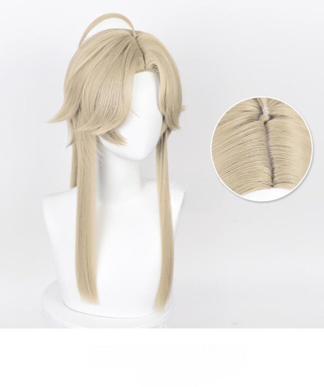 Cosplay Wig Honkai: Star Rail Yanqing Character Wig Halloween props Suitable for role-playing Heat Resistant Stylable Multiple Bright Colors Gift for Comic Exhibition Enthusiasts Holiday - Image 3