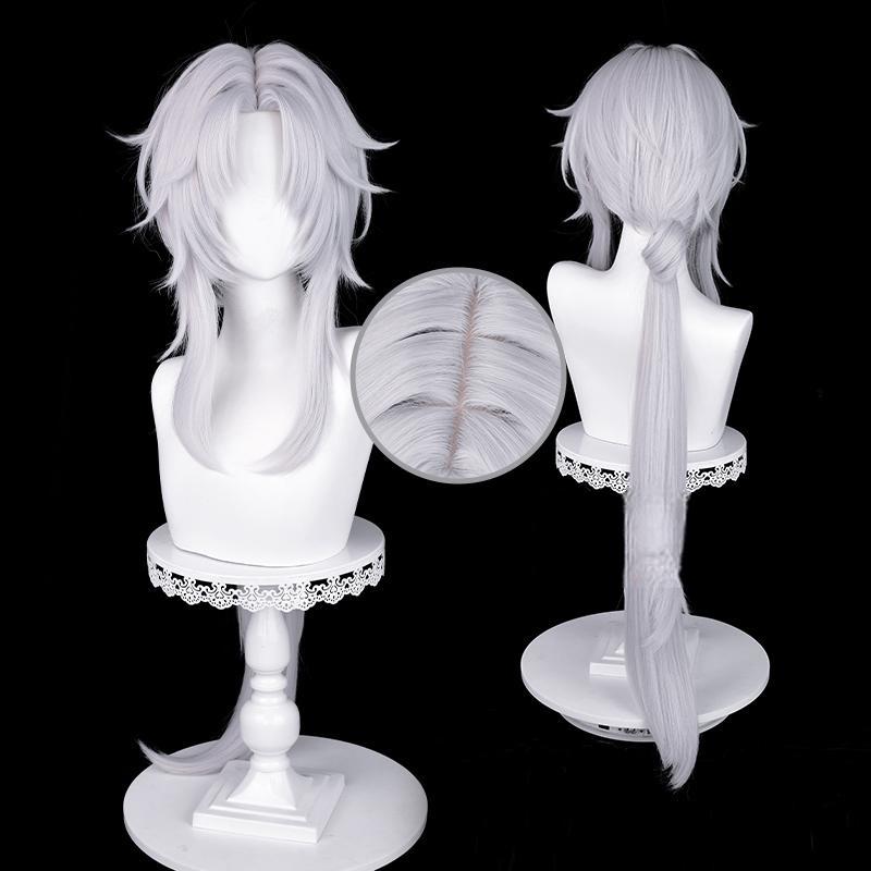 Cosplay Wig Honkai: Star Rail Blade Character Wig Halloween props Suitable for role-playing Heat Resistant Stylable Multiple Bright Colors Gift for Comic Exhibition Enthusiasts Holiday - Image 4