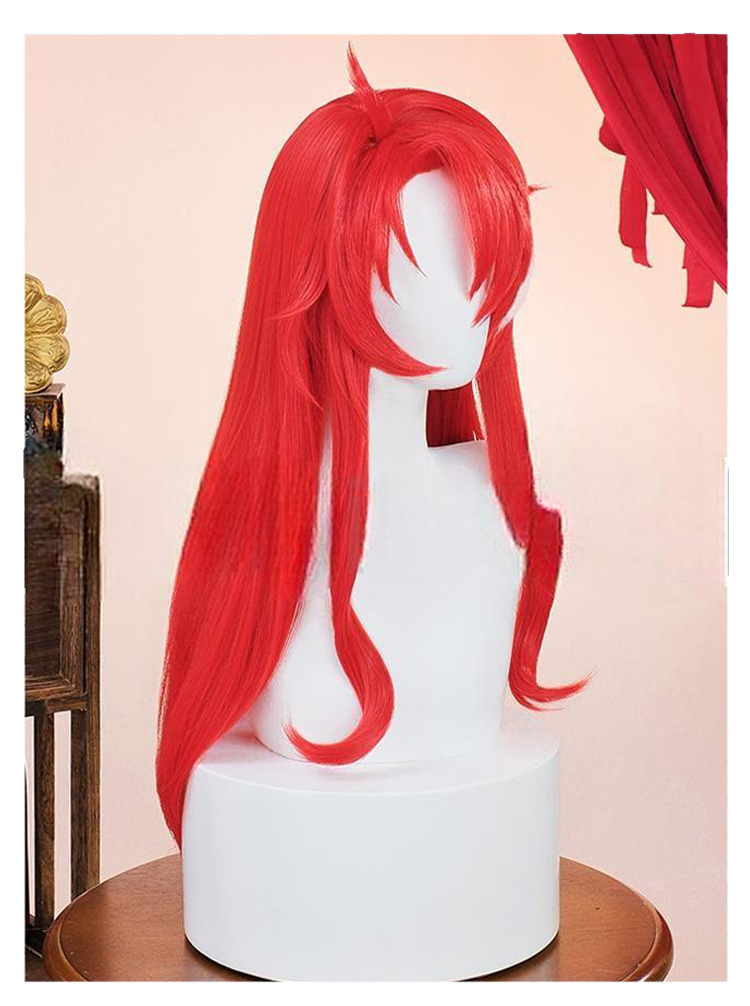 Cosplay Wig Honkai: Star Rail Argenti Character Wig Halloween props Suitable for role-playing Heat Resistant Stylable Multiple Bright Colors Gift for Comic Exhibition Enthusiasts Holiday - Image 2