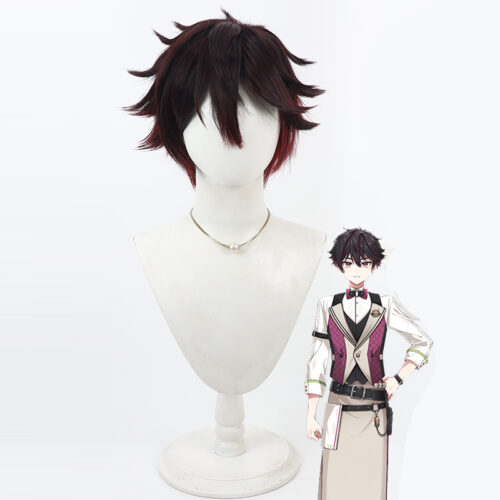 Cosplay Wig Compatible with VTuber Sakayori Soma Character Wig Suitable for role-playing Heat Resistant Stylable Multiple Bright Colors Gift for Comic Exhibition Enthusiasts Holiday