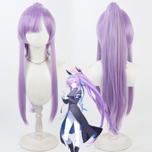 Cosplay Wig Blue Archive Shiraishi Utaha Character Wig Halloween props Suitable for role-playing Heat Resistant Stylable Multiple Bright Colors Gift for Comic Exhibition Enthusiasts Holiday