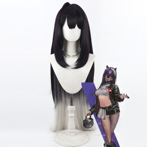 Cosplay Wig Compatible with GODDESS OF VICTORY: NIKKE Sin Character Wig Halloween props Suitable for role-playing Heat Resistant Stylable Multiple Bright Colors Gift for Comic Exhibition Enthusiasts Holiday