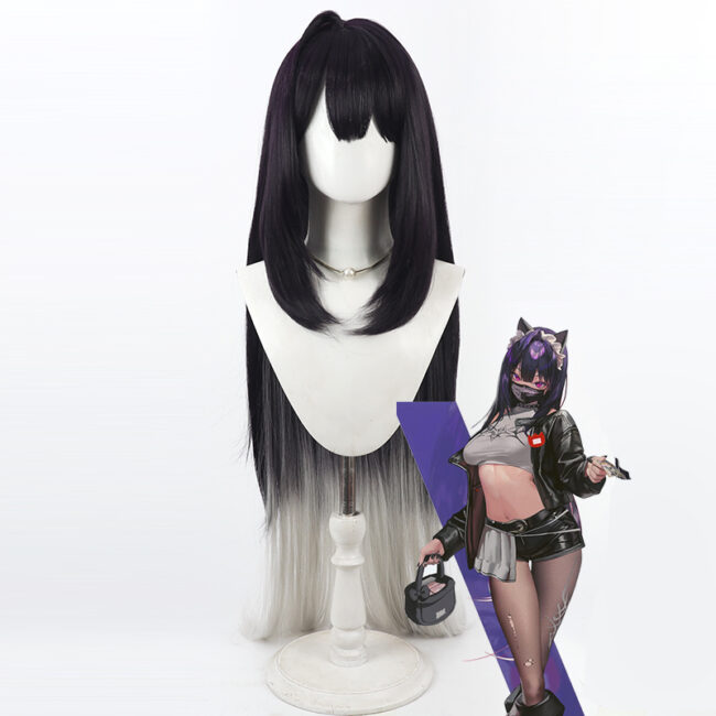 Cosplay Wig Compatible with GODDESS OF VICTORY: NIKKE Sin Character Wig Halloween props Suitable for role-playing Heat Resistant Stylable Multiple Bright Colors Gift for Comic Exhibition Enthusiasts Holiday