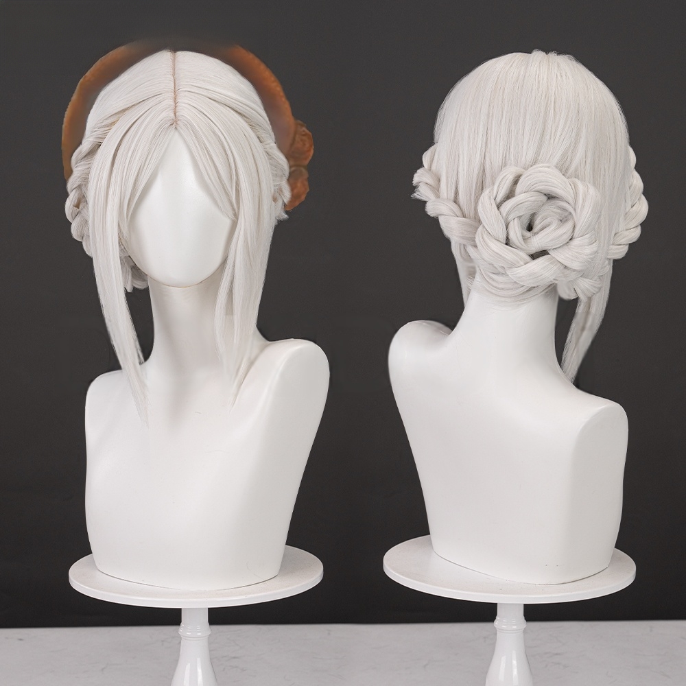 Cosplay Wig Compatible with Bloodborne Popular anime and game characters Wig Halloween props Suitable for role-playing Heat Resistant Stylable Multiple Bright Colors Gift for Comic Exhibition Enthusiasts Holiday - Image 2